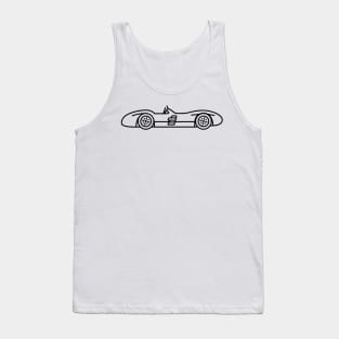 F1 World Champ Car 1954 Mercedes W196 Fangio Tank Top